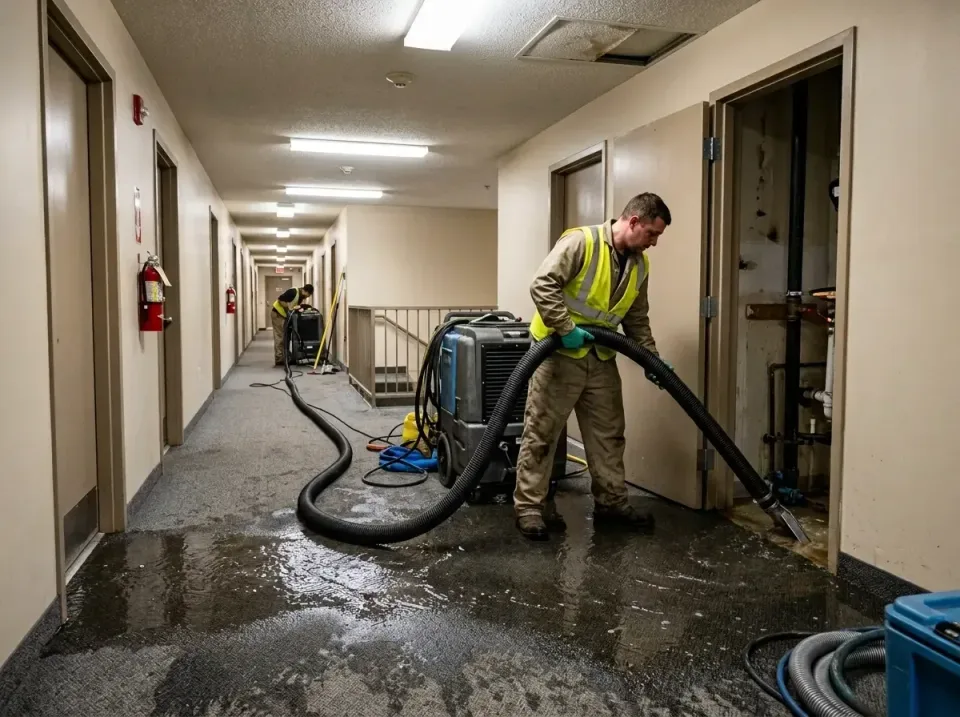 multi-unit-apartment-hallway-f-005 — frequently asked questions, Emergency Burst Pipe Water Extraction & Removal in Wrightst…